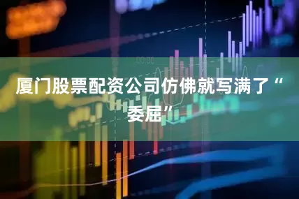 厦门股票配资公司仿佛就写满了“委屈”